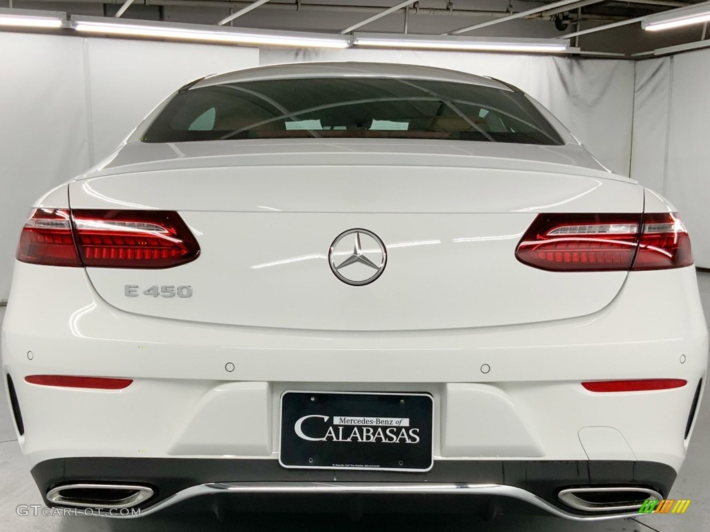 2023 E 450 Coupe - Polar White / Saddle Brown/Black photo #5