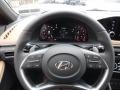 Dark Gray/Camel 2023 Hyundai Sonata Limited Steering Wheel