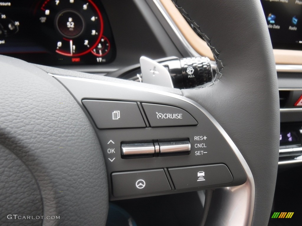 2023 Hyundai Sonata Limited Dark Gray/Camel Steering Wheel Photo #146597987