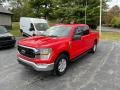 2021 Race Red Ford F150 XLT SuperCrew 4x4  photo #2