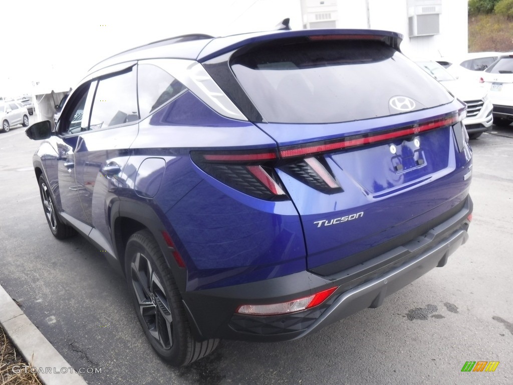 2022 Tucson Limited AWD - Intense Blue / Black photo #7