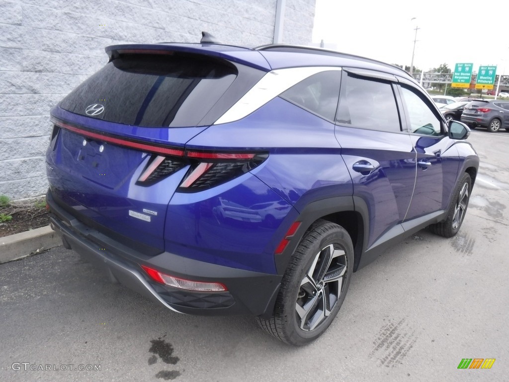 2022 Tucson Limited AWD - Intense Blue / Black photo #9