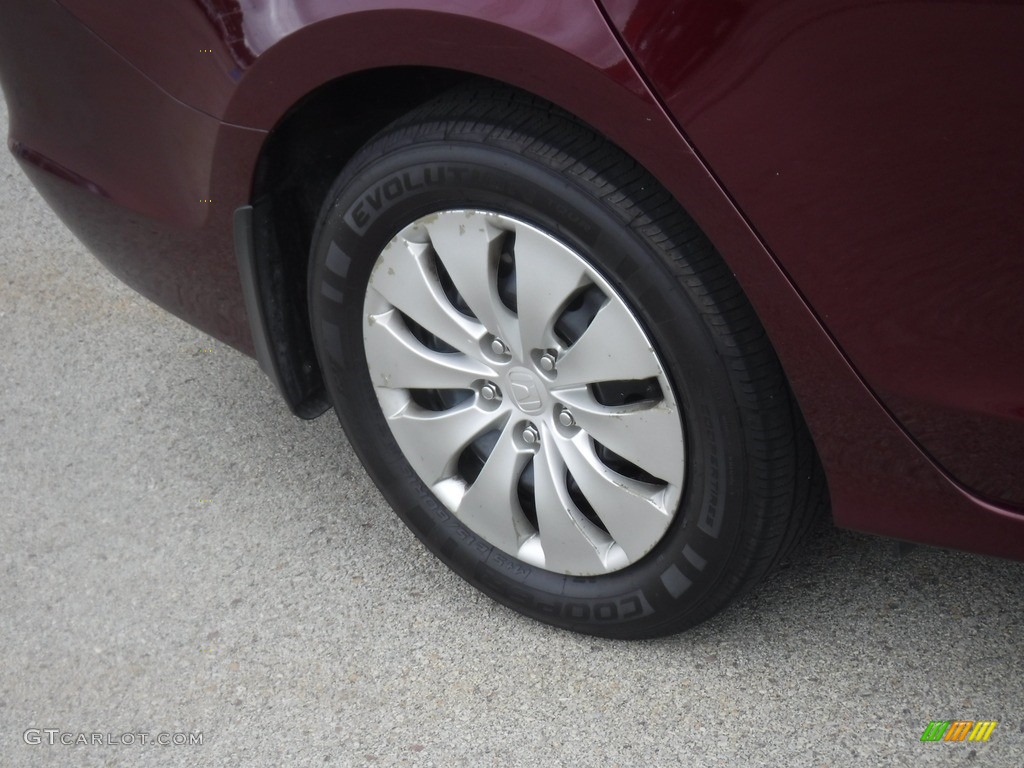 2012 Accord LX Sedan - Basque Red Pearl II / Ivory photo #9