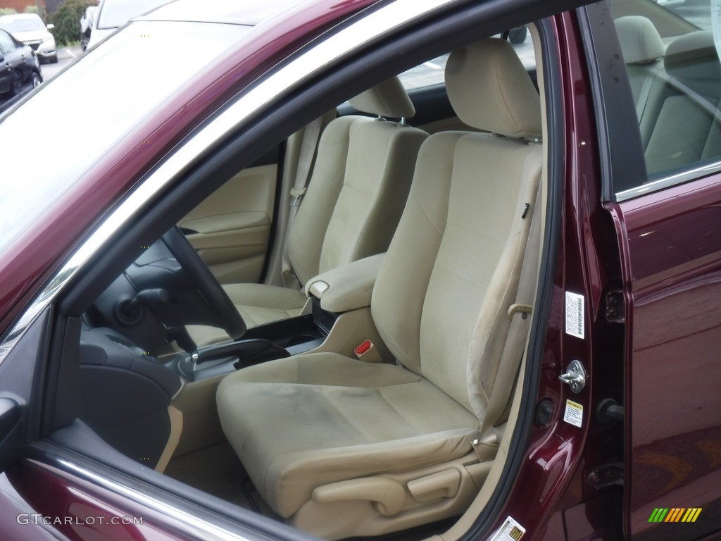 2012 Accord LX Sedan - Basque Red Pearl II / Ivory photo #18