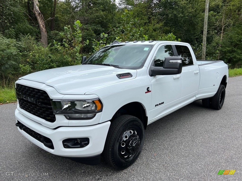 2024 3500 Big Horn Night Edition Crew Cab 4x4 - Bright White / Black photo #2