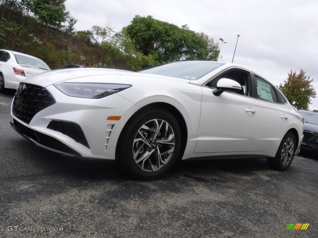 Serenity White 2023 Hyundai Sonata SEL Exterior Photo #146598868