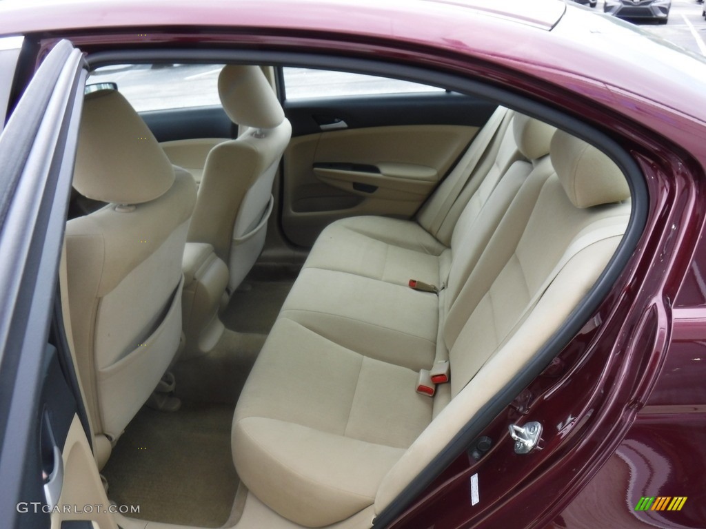 2012 Accord LX Sedan - Basque Red Pearl II / Ivory photo #23