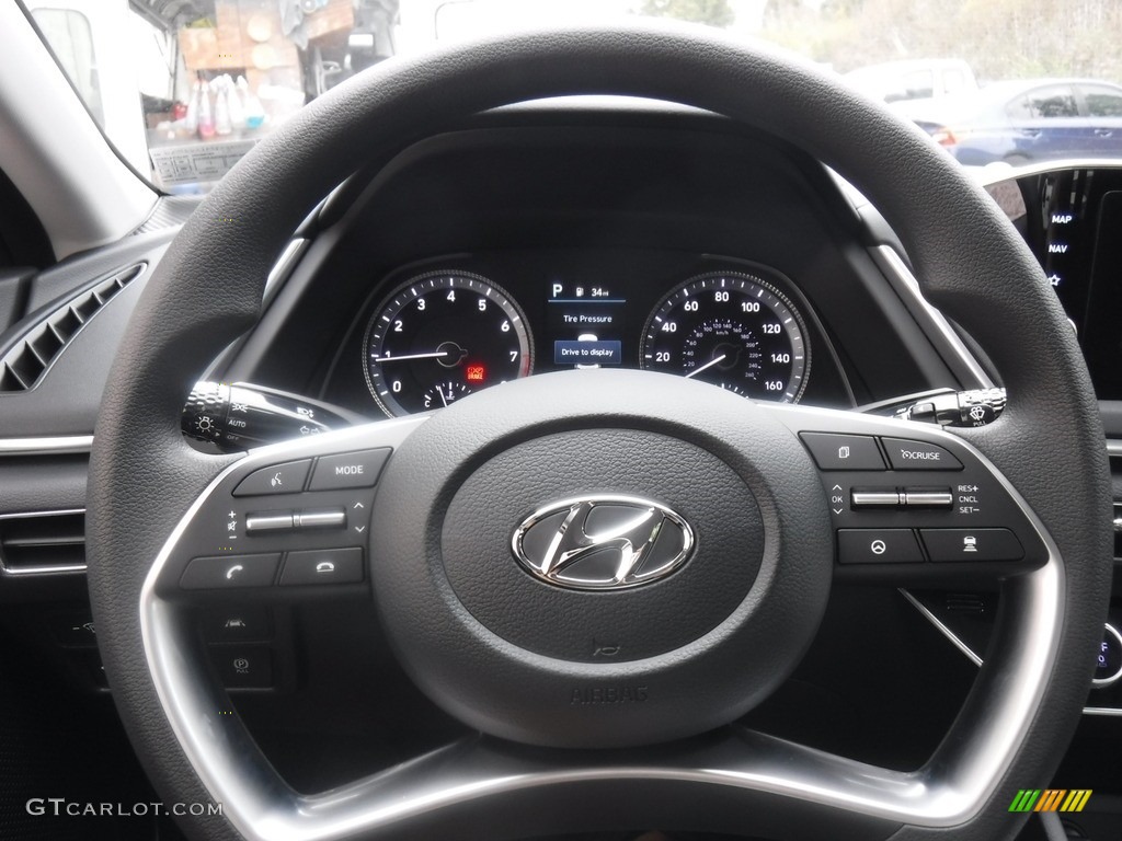 2023 Hyundai Sonata SEL Black Steering Wheel Photo #146599108