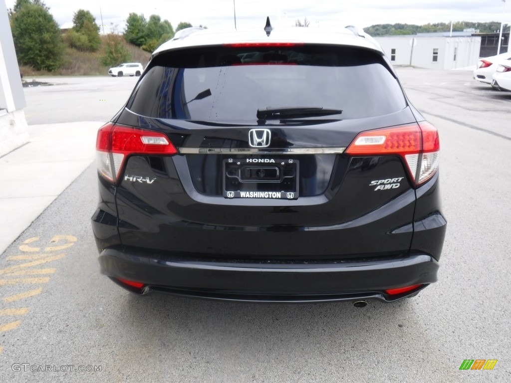 2022 HR-V Sport AWD - Crystal Black Pearl / Black photo #17