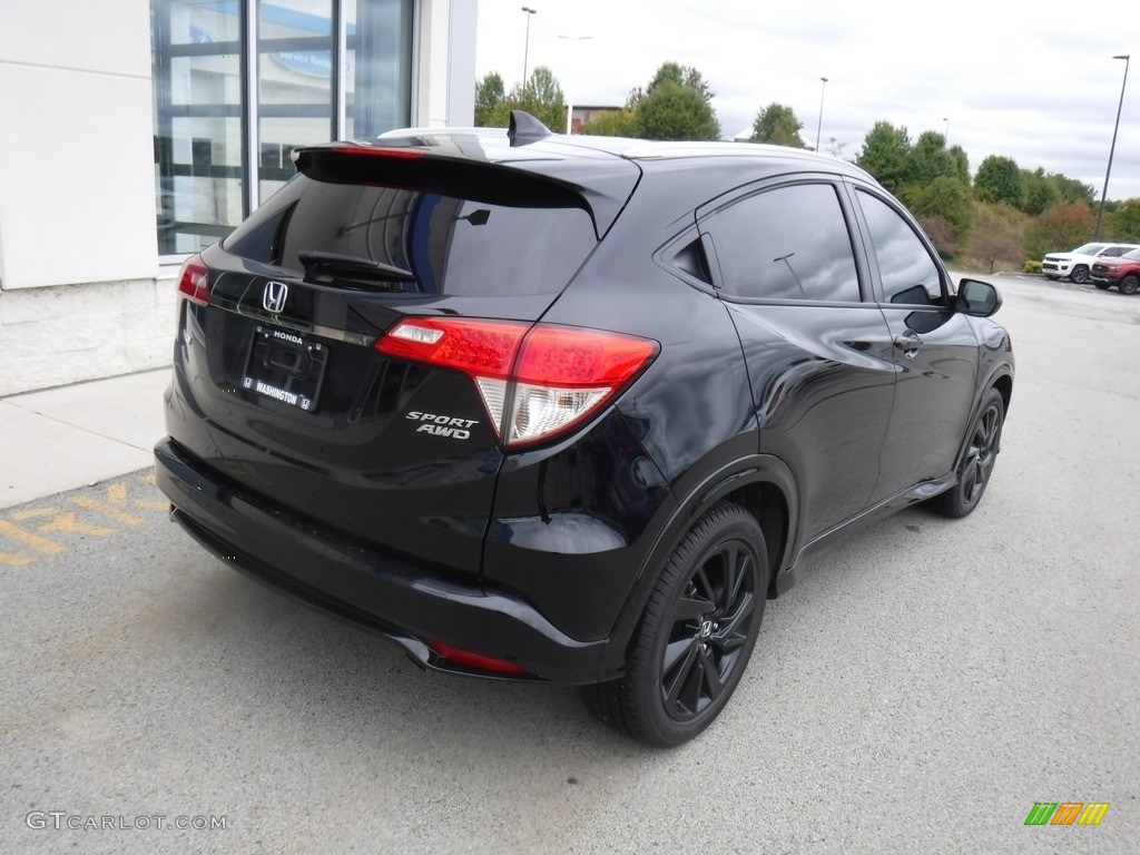 Crystal Black Pearl 2022 Honda HR-V Sport AWD Exterior Photo #146599339