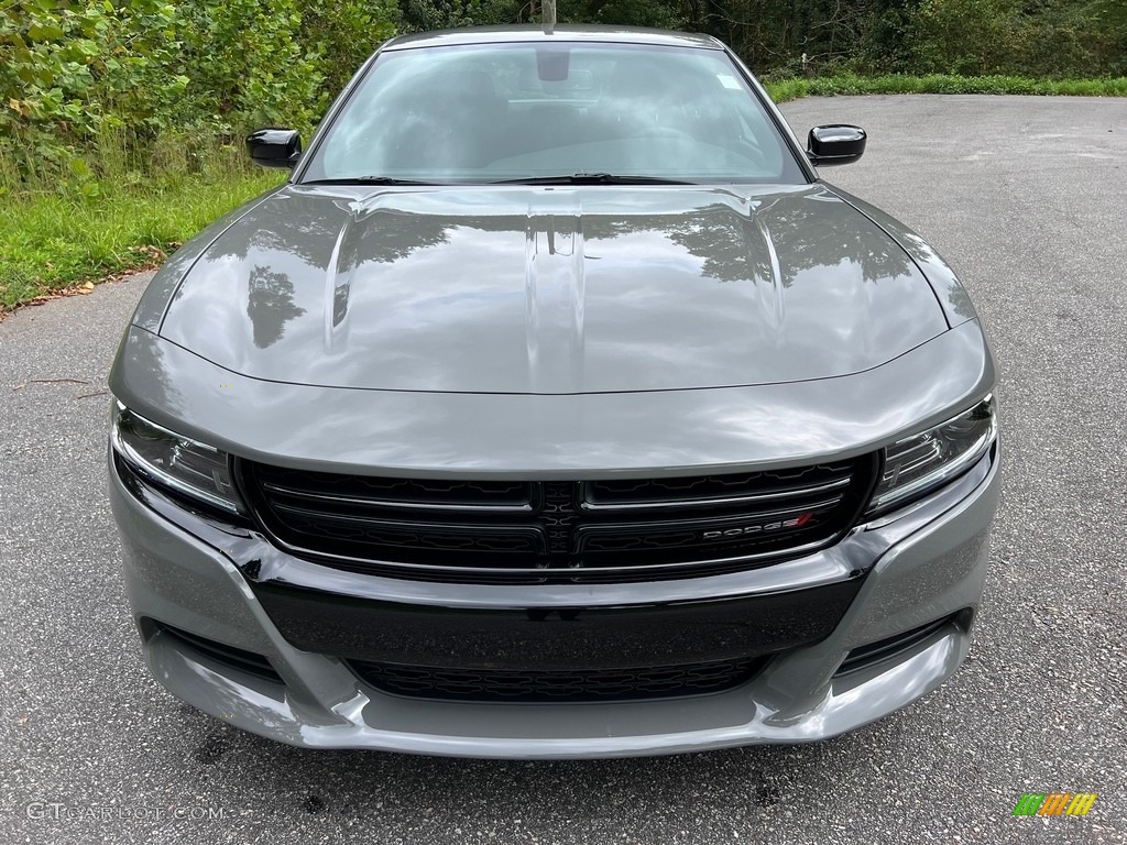 Destroyer Gray 2023 Dodge Charger SXT AWD Blacktop Exterior Photo #146599512