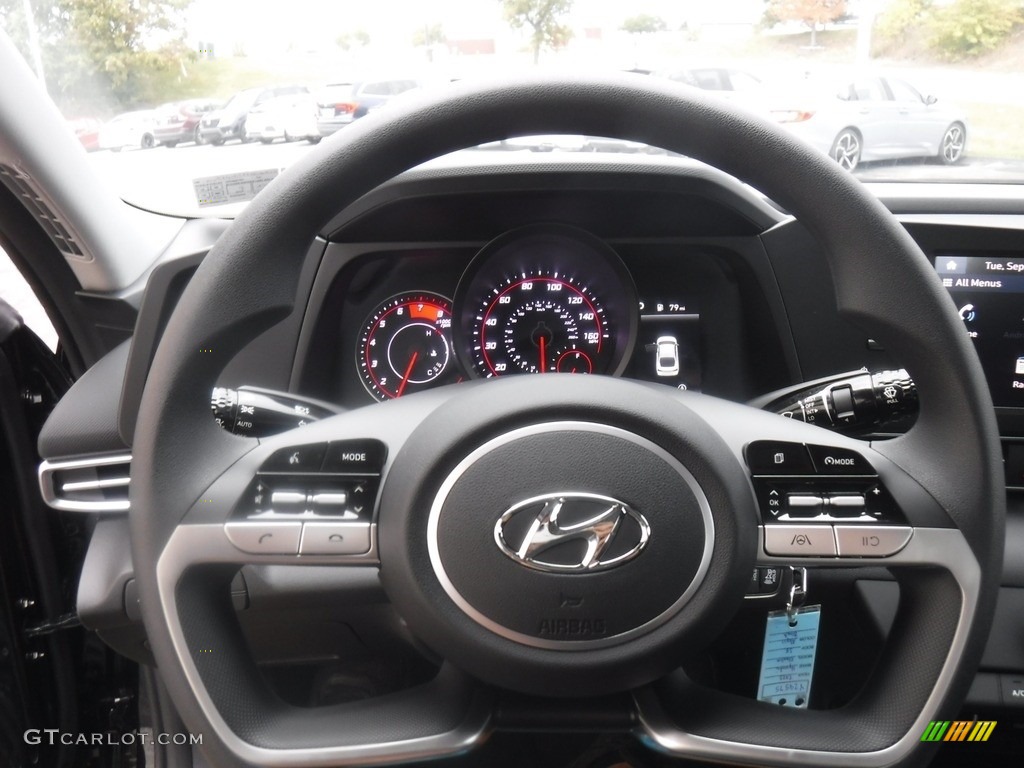 2023 Hyundai Elantra SE Black Steering Wheel Photo #146599543