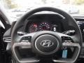Black 2023 Hyundai Elantra SE Steering Wheel