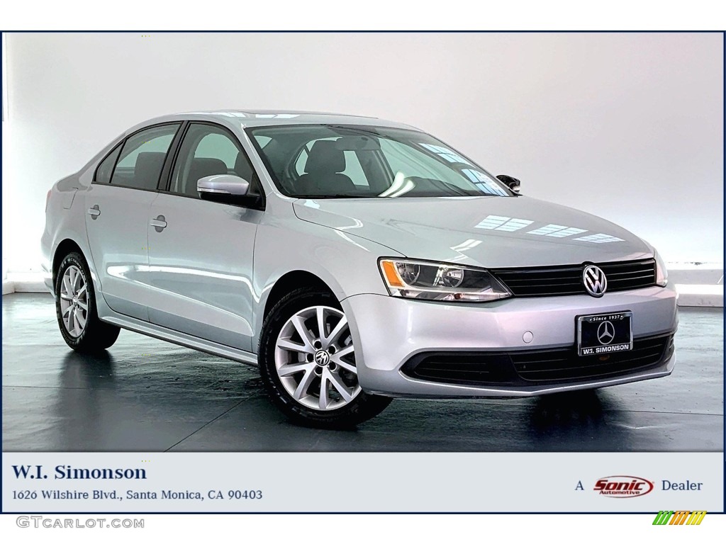 2012 Jetta SE Sedan - Reflex Silver Metallic / Titan Black photo #1