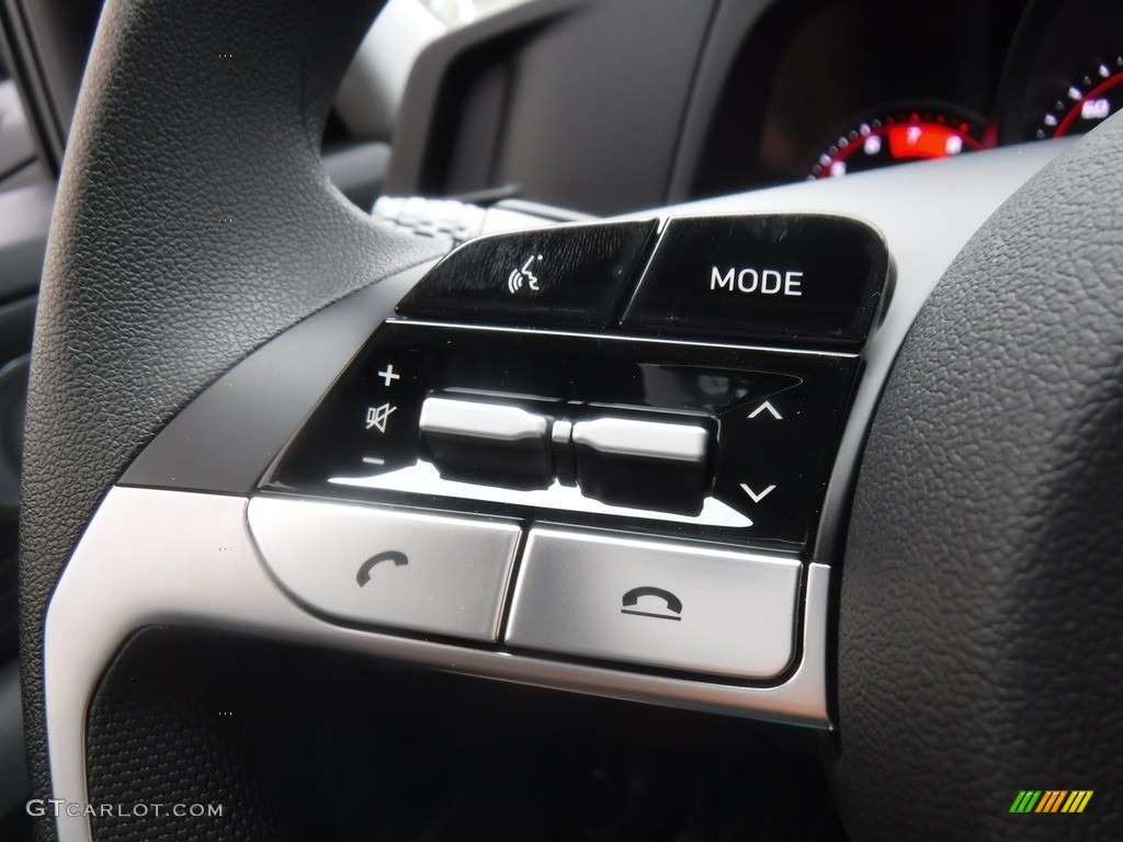 2023 Hyundai Elantra SE Black Steering Wheel Photo #146599561