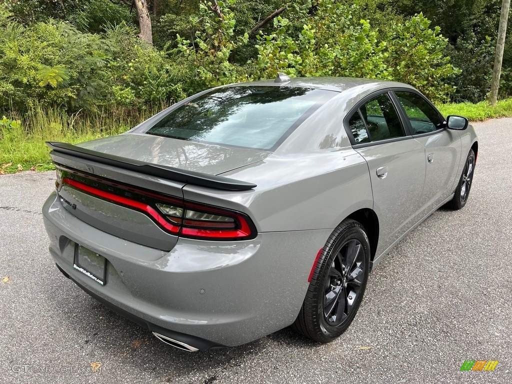 Destroyer Gray 2023 Dodge Charger SXT AWD Blacktop Exterior Photo #146599564