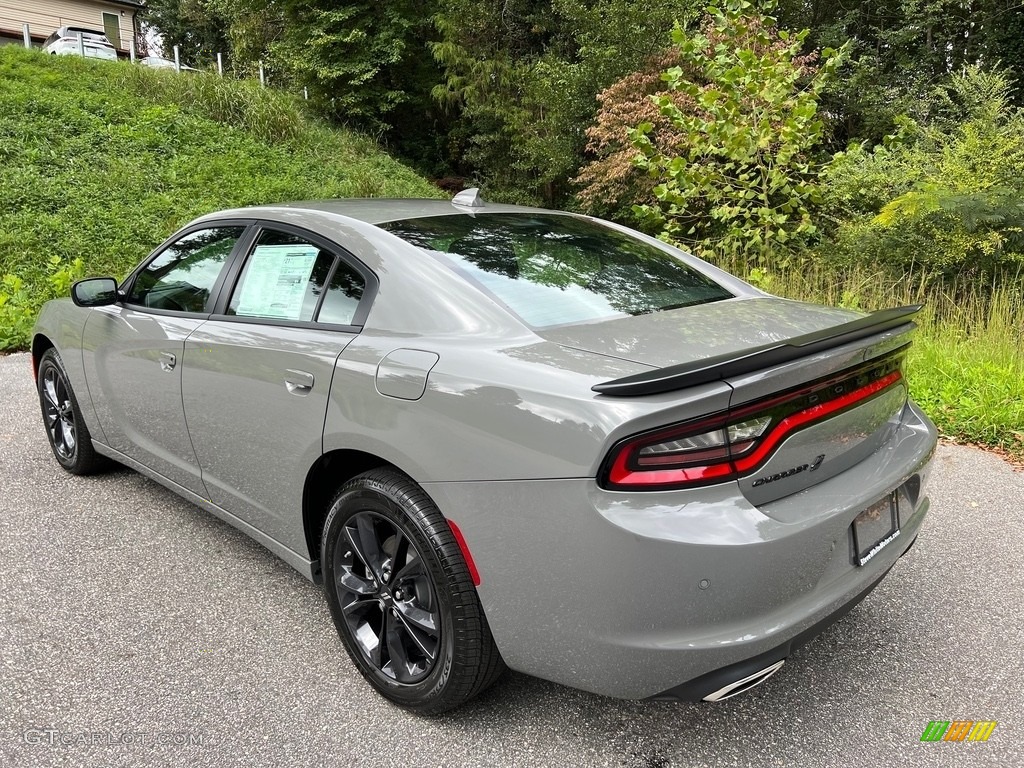 Destroyer Gray 2023 Dodge Charger SXT AWD Blacktop Exterior Photo #146599600