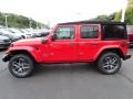 Firecracker Red 2024 Jeep Wrangler 4-Door Sport S 4xe Hybrid Exterior