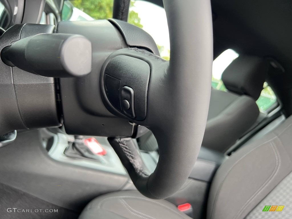 2023 Dodge Charger SXT AWD Blacktop Black Steering Wheel Photo #146599726