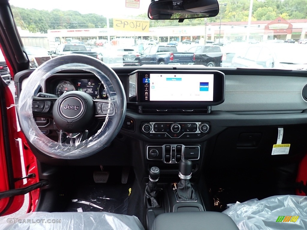 2024 Jeep Wrangler 4-Door Sport S 4xe Hybrid Black Dashboard Photo #146599829