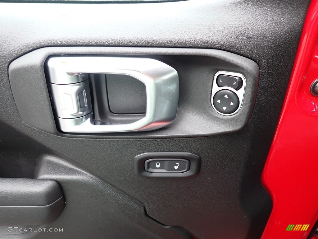 2024 Jeep Wrangler 4-Door Sport S 4xe Hybrid Black Door Panel Photo #146599847