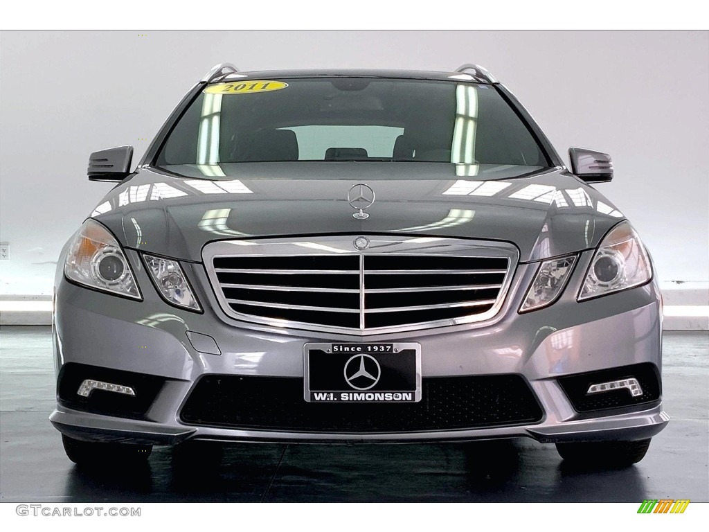 2011 E 350 4Matic Wagon - Palladium Silver Metallic / Black photo #2