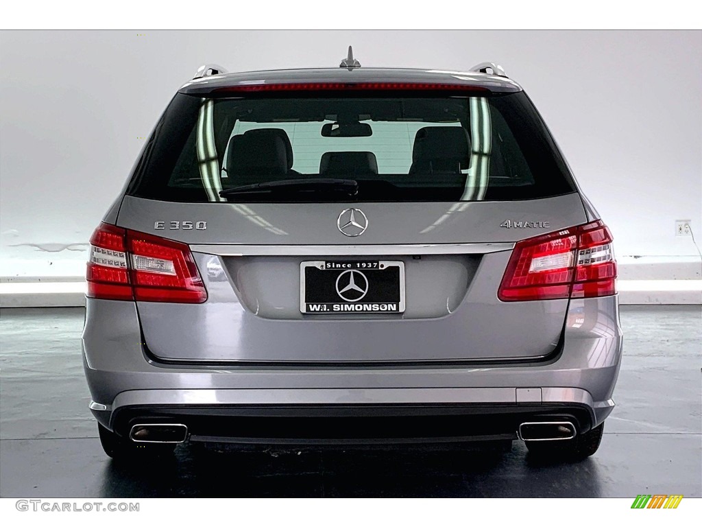 2011 E 350 4Matic Wagon - Palladium Silver Metallic / Black photo #3