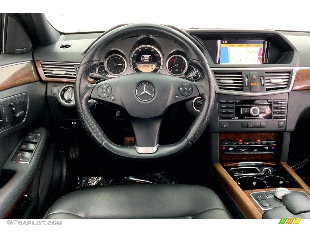 2011 E 350 4Matic Wagon - Palladium Silver Metallic / Black photo #4