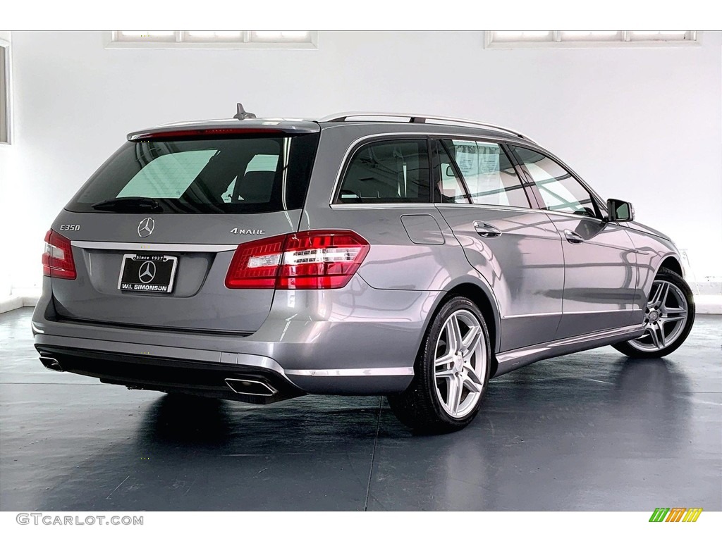 2011 E 350 4Matic Wagon - Palladium Silver Metallic / Black photo #13