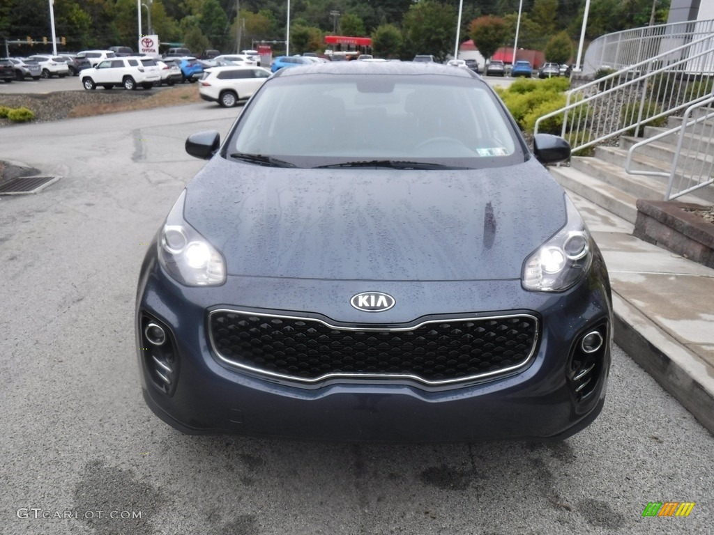 2017 Sportage LX AWD - Pacific Blue / Black photo #5