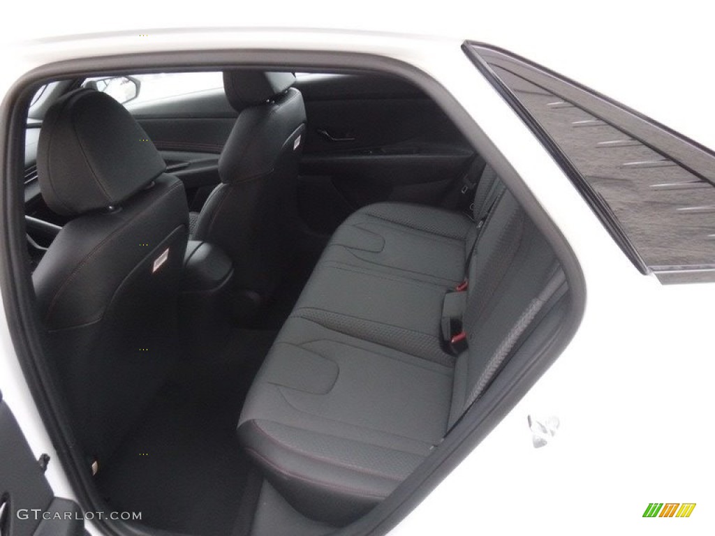 2023 Elantra N-Line - Lunar White / Black photo #30