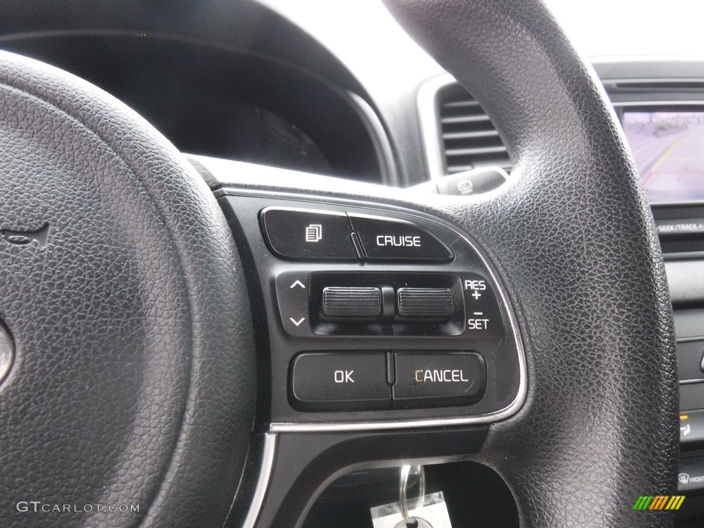 2017 Sportage LX AWD - Pacific Blue / Black photo #23