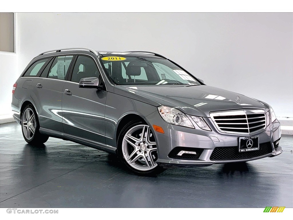 2011 E 350 4Matic Wagon - Palladium Silver Metallic / Black photo #34