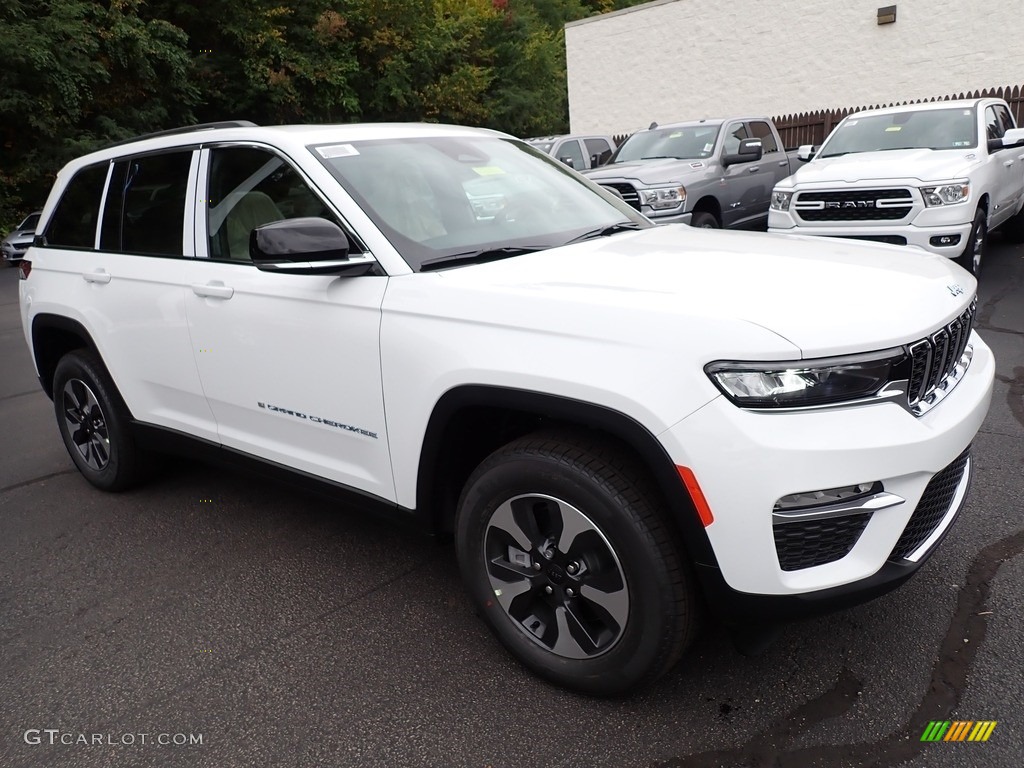 Bright White 2024 Jeep Grand Cherokee 4XE Exterior Photo #146600815