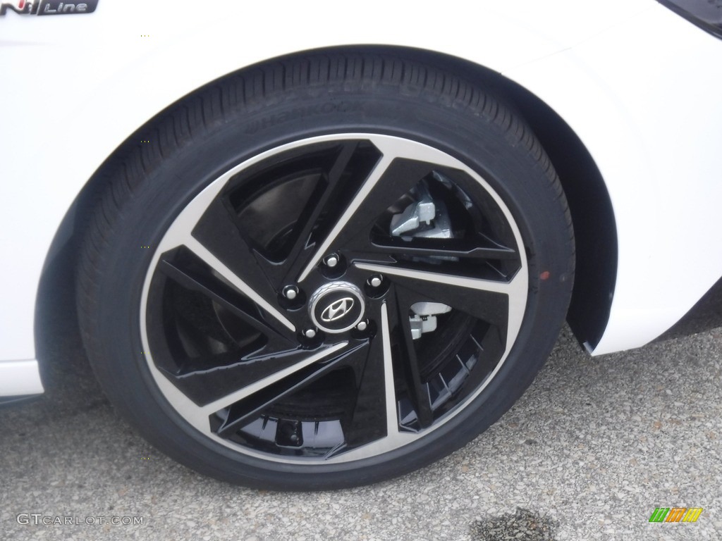 2023 Elantra N-Line - Lunar White / Black photo #5