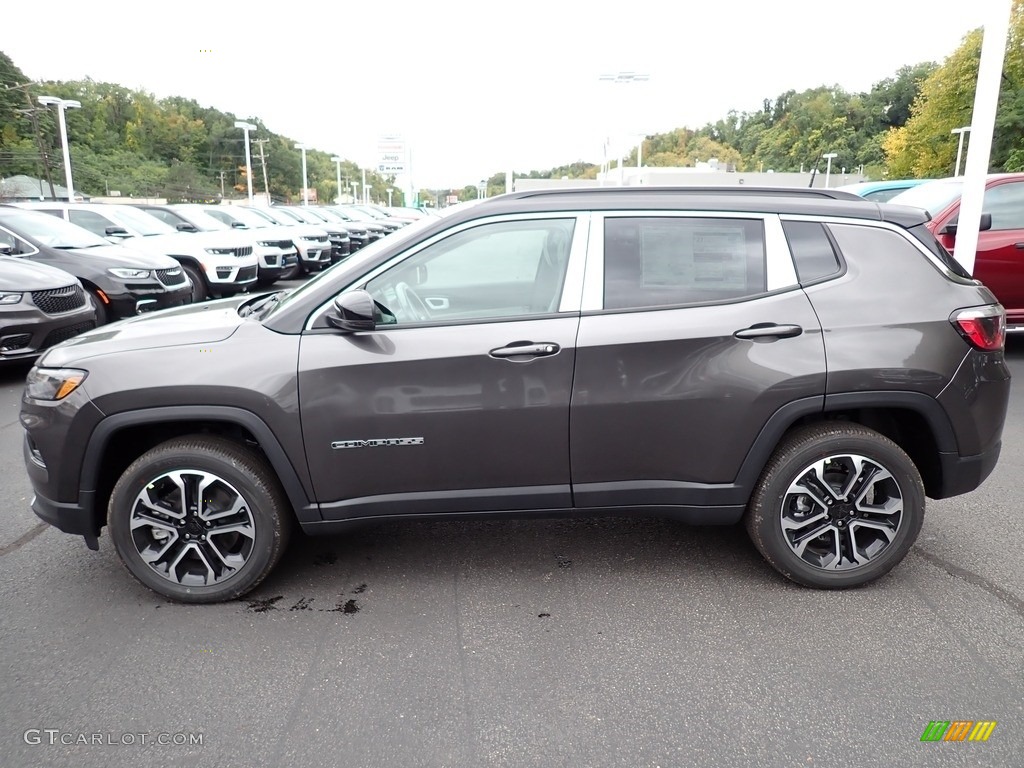 Granite Crystal Metallic 2023 Jeep Compass Limited 4x4 Exterior Photo #146601025