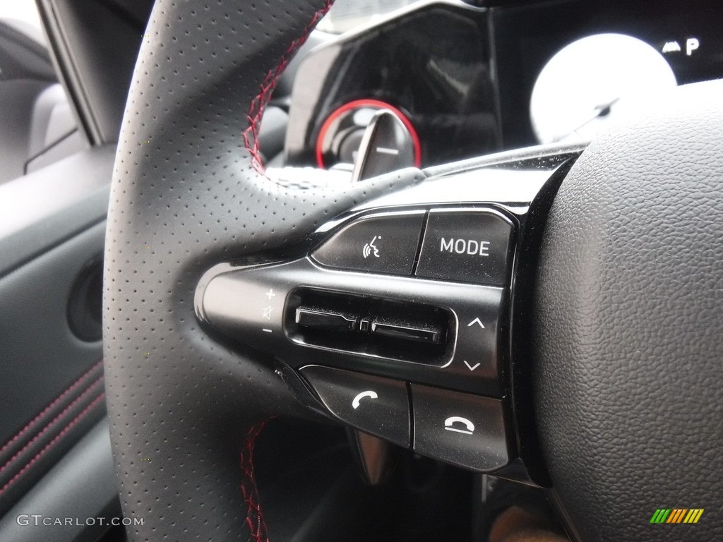 2023 Elantra N-Line - Lunar White / Black photo #25