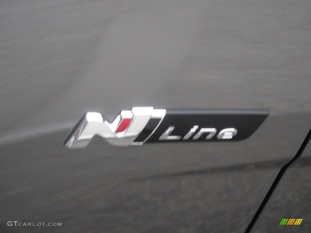 2023 Elantra N-Line - Fluid Metal / Black photo #2