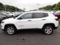 2023 Bright White Jeep Compass Sport 4x4  photo #2