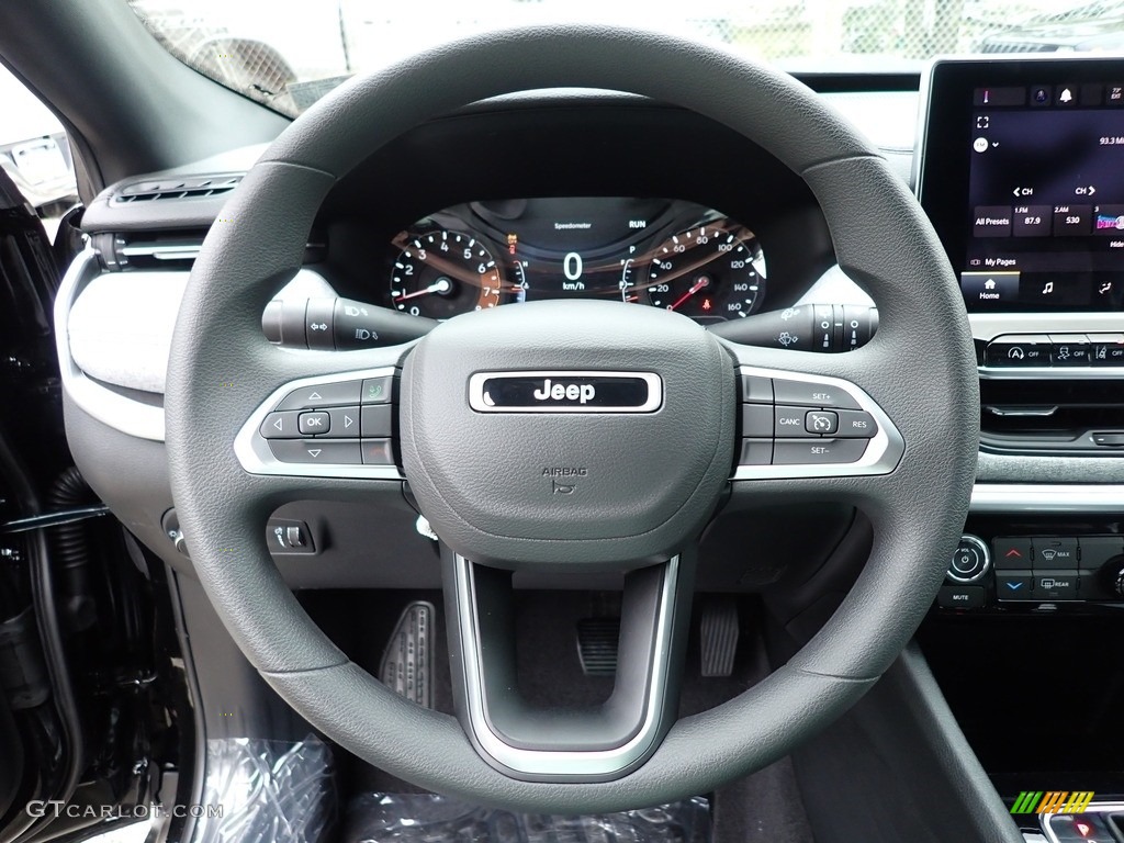 2023 Compass Sport 4x4 - Diamond Black Crystal Pearl / Black photo #16