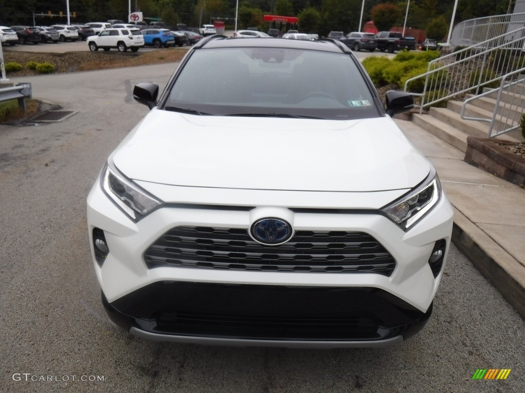 2021 RAV4 XSE AWD Hybrid - Blizzard White Pearl / Black photo #5