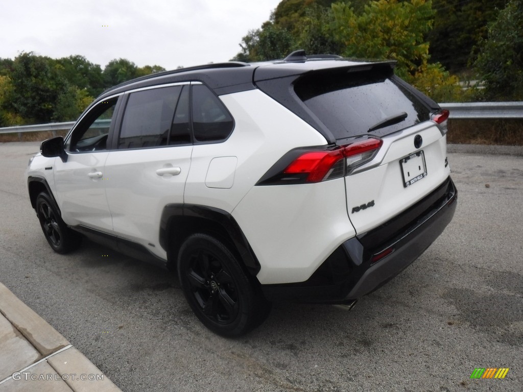 2021 RAV4 XSE AWD Hybrid - Blizzard White Pearl / Black photo #9
