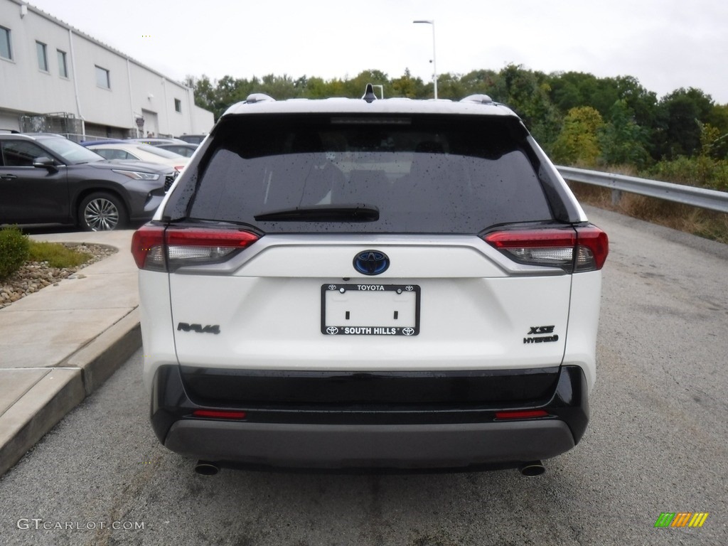 2021 RAV4 XSE AWD Hybrid - Blizzard White Pearl / Black photo #10