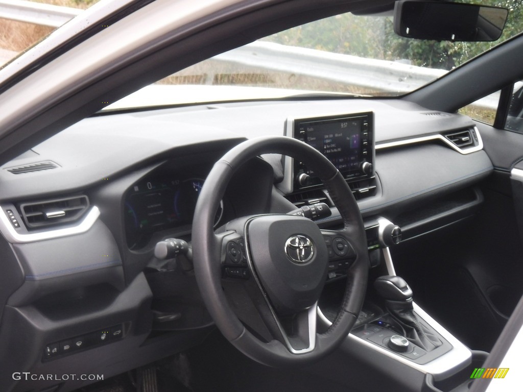 2021 RAV4 XSE AWD Hybrid - Blizzard White Pearl / Black photo #14