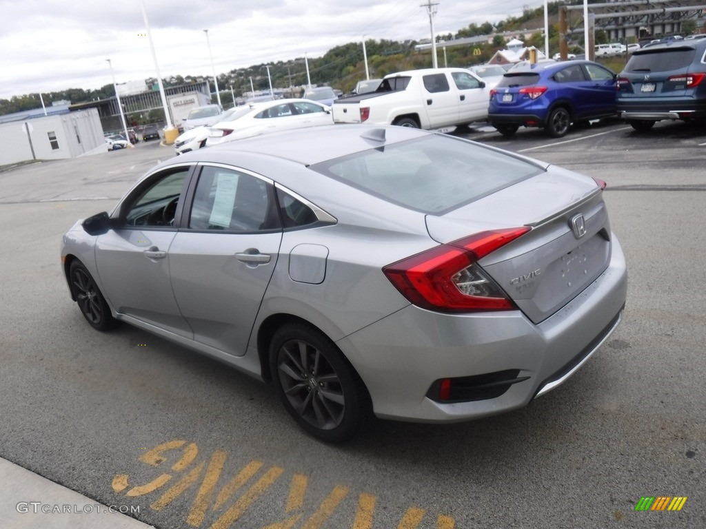 2020 Civic EX-L Sedan - Lunar Silver Metallic / Black photo #15