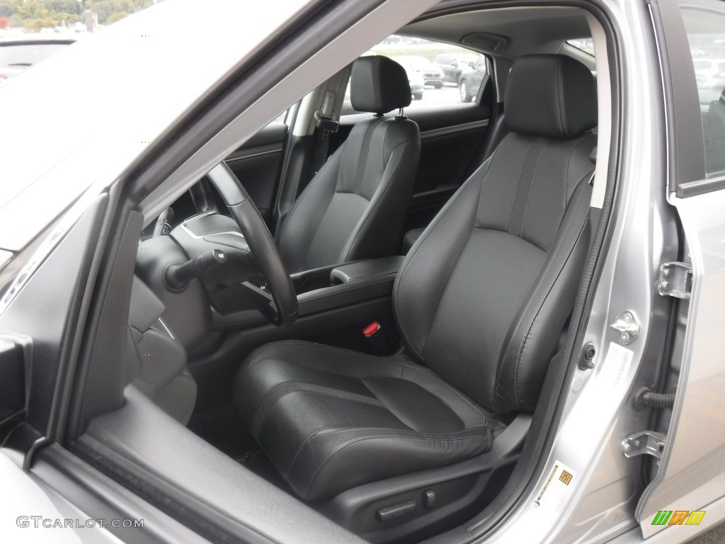 2020 Civic EX-L Sedan - Lunar Silver Metallic / Black photo #20