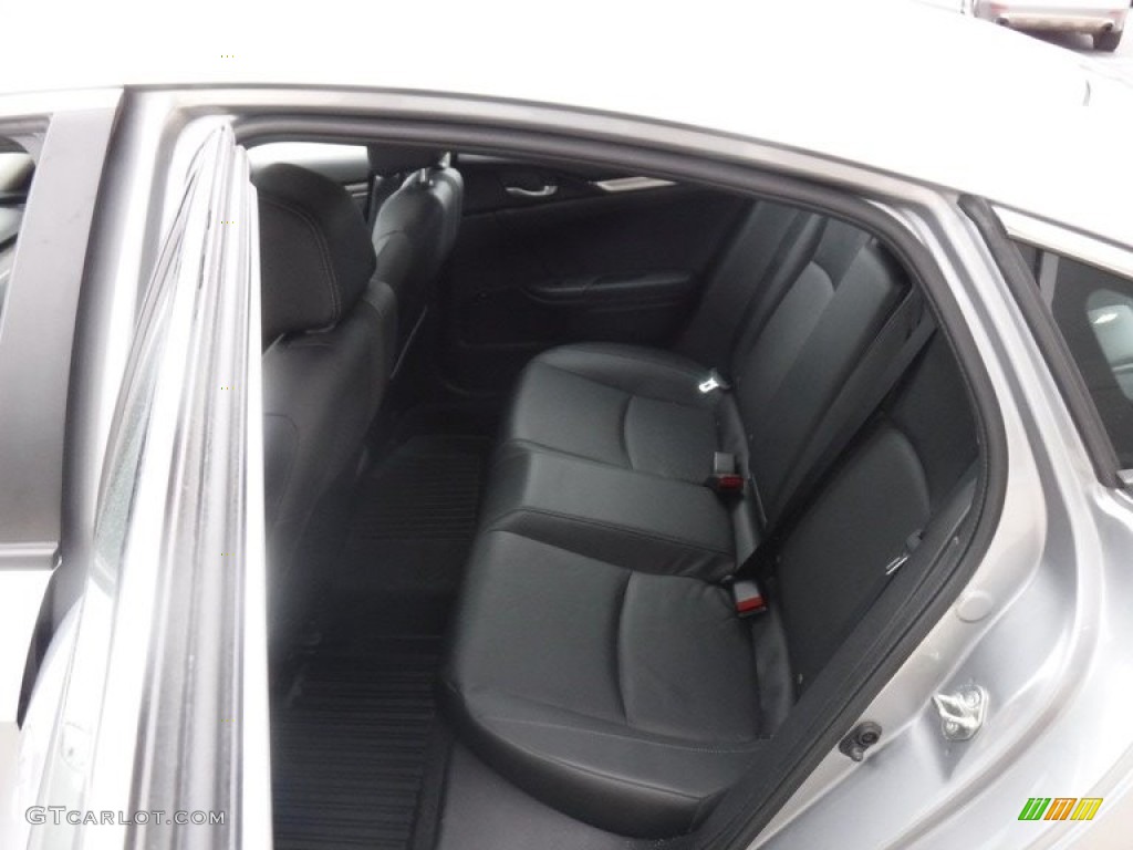 2020 Civic EX-L Sedan - Lunar Silver Metallic / Black photo #26