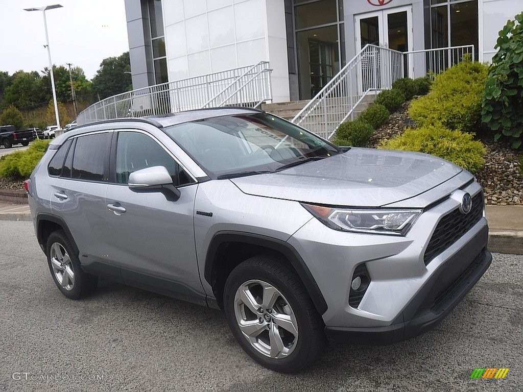 2021 RAV4 XLE AWD Hybrid - Silver Sky Metallic / Black photo #1
