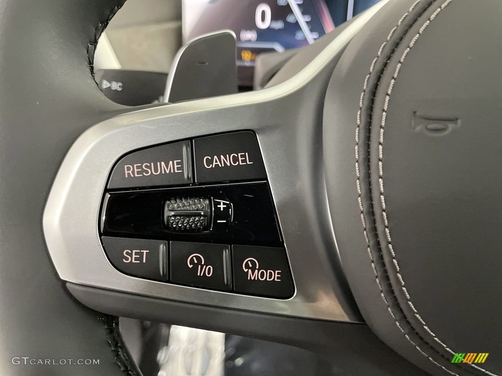 2024 BMW X7 xDrive40i Coffee Steering Wheel Photo #146603305