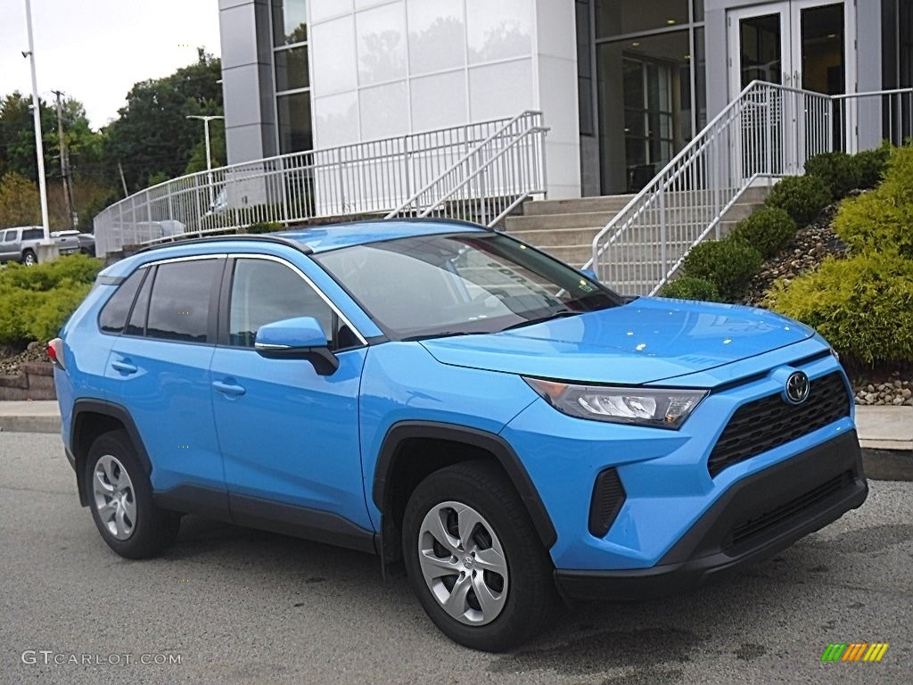 2020 RAV4 LE AWD - Blue Flame / Black photo #1